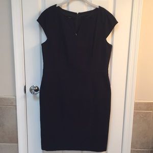 Talbots, new, navy blue dress, 16p